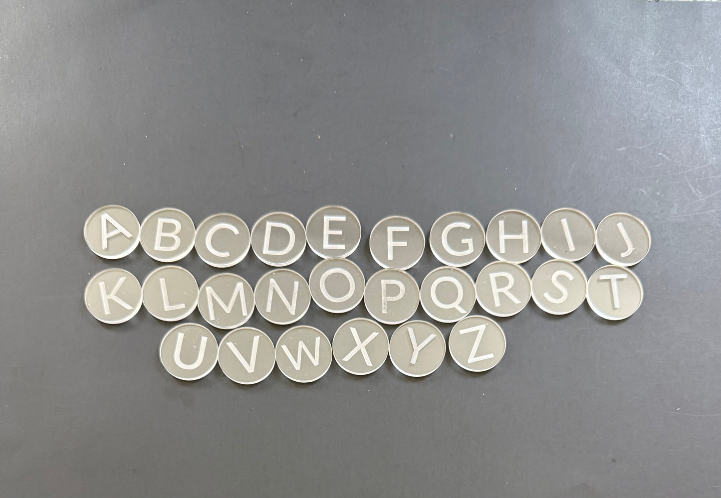 Capital Alphabet Counters