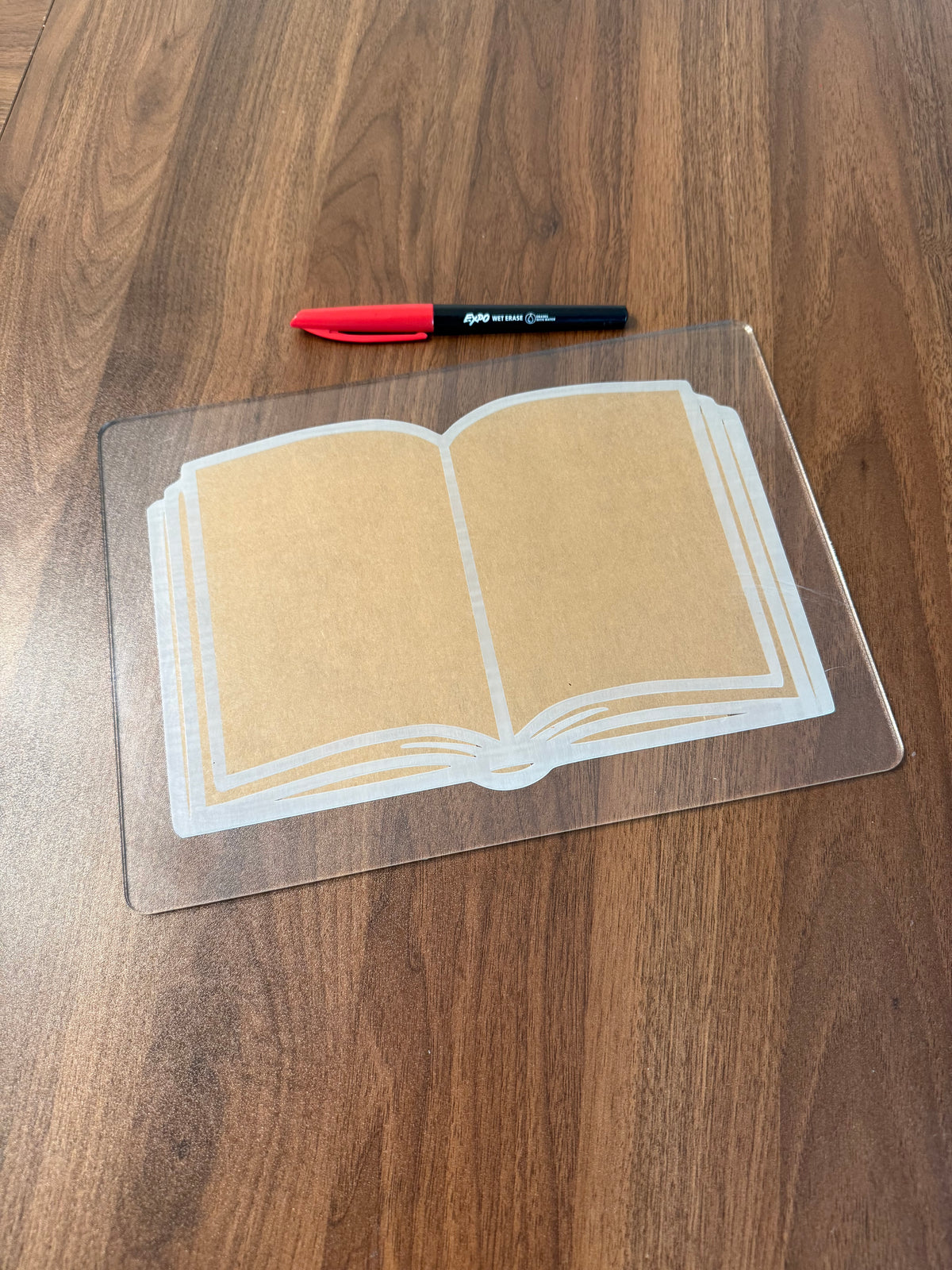 Open Book Writing Board