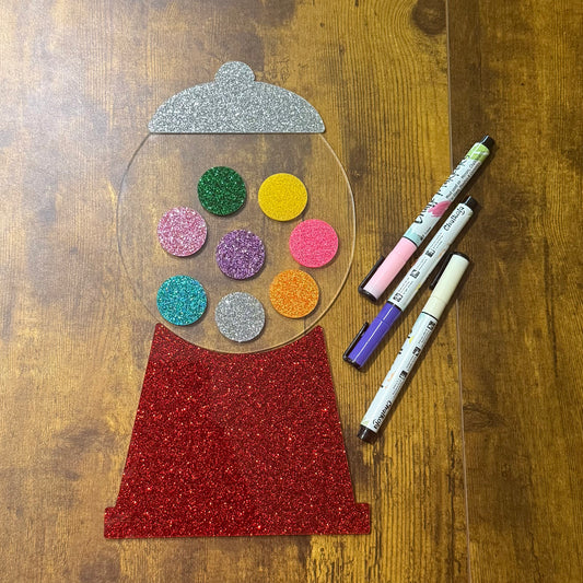 Glitter Gumball Machine
