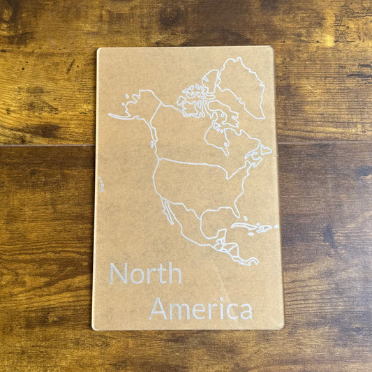 North America Map Board