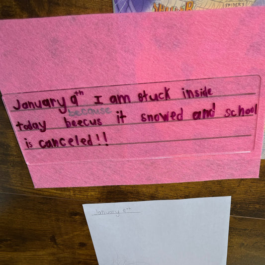 Small Lined Writing Board