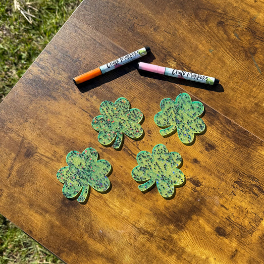 Glitter Shamrocks
