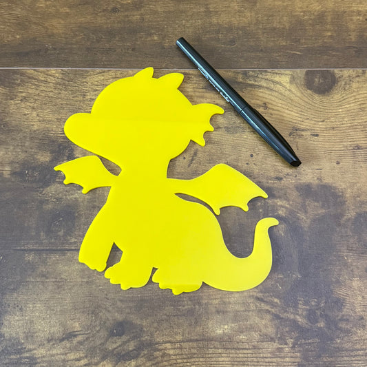 Large Dragon Silhouette