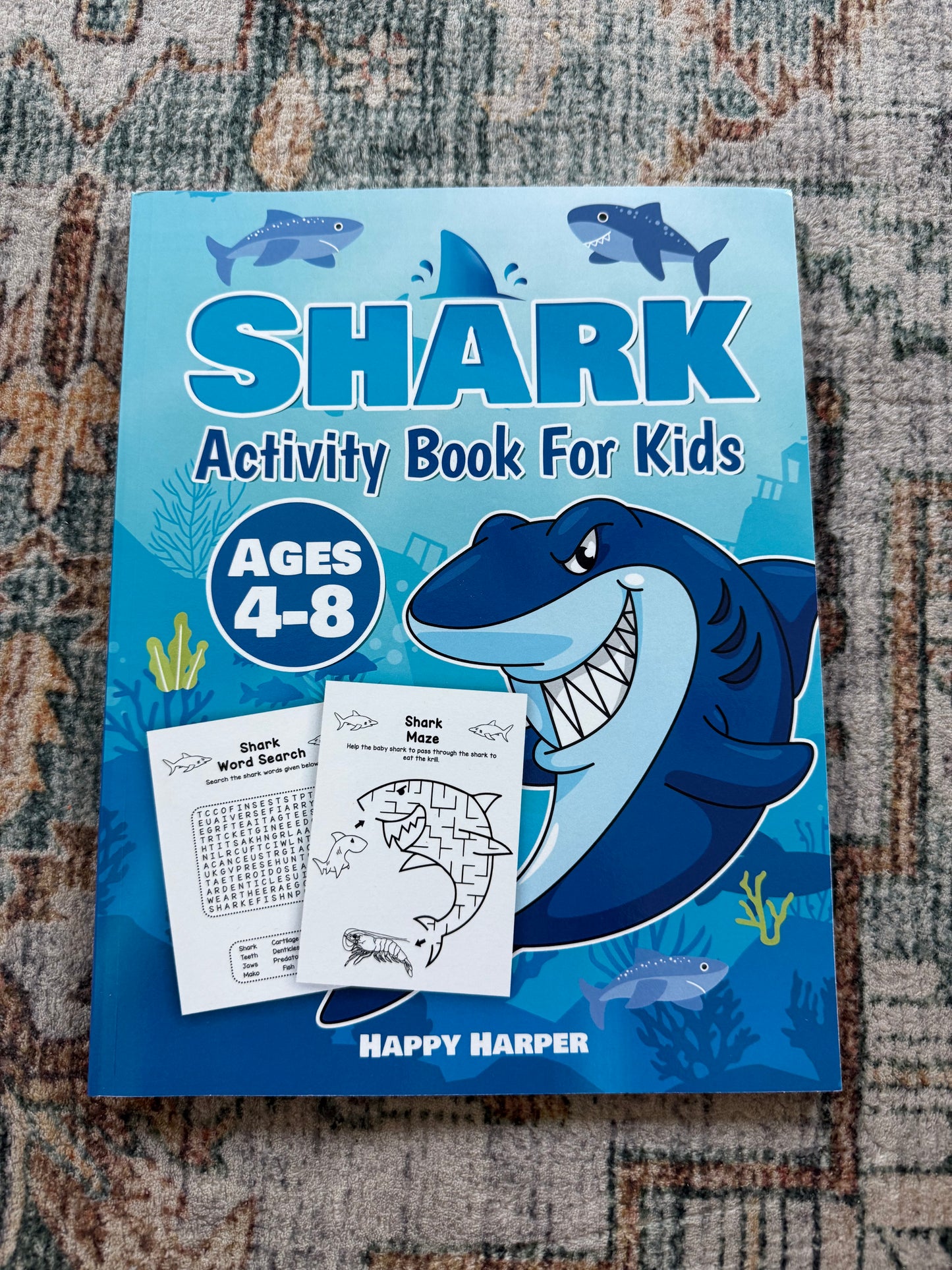 Shark Activity Book For Kids