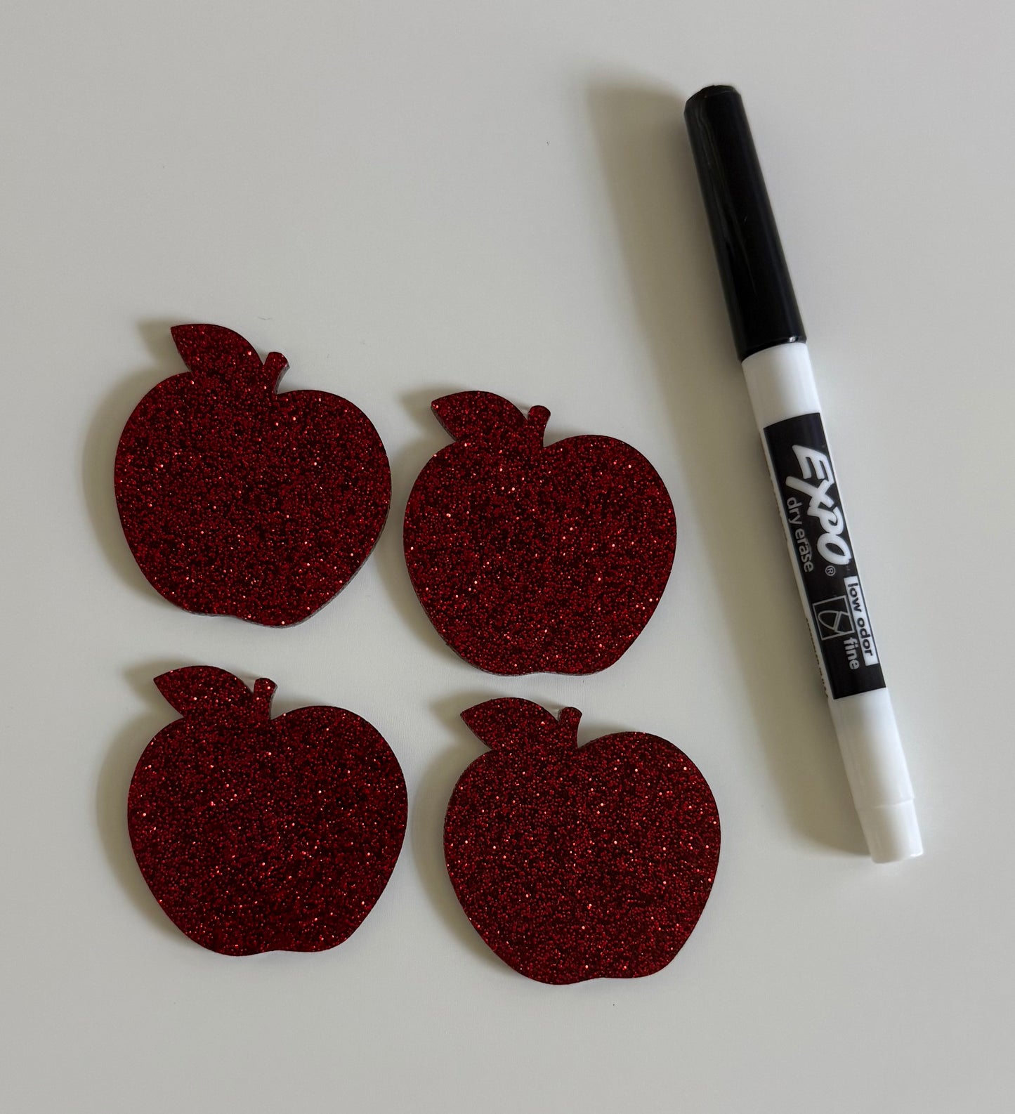 mini glitter apples