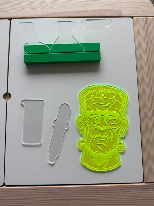 Frankenstein Acrylic Science Set