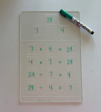 Fact Family Board