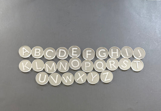 Capital Alphabet Counters