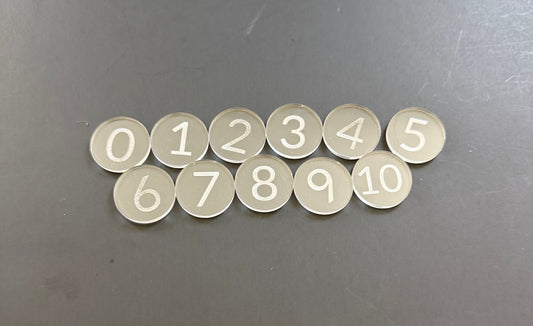 0-10 Number Counters